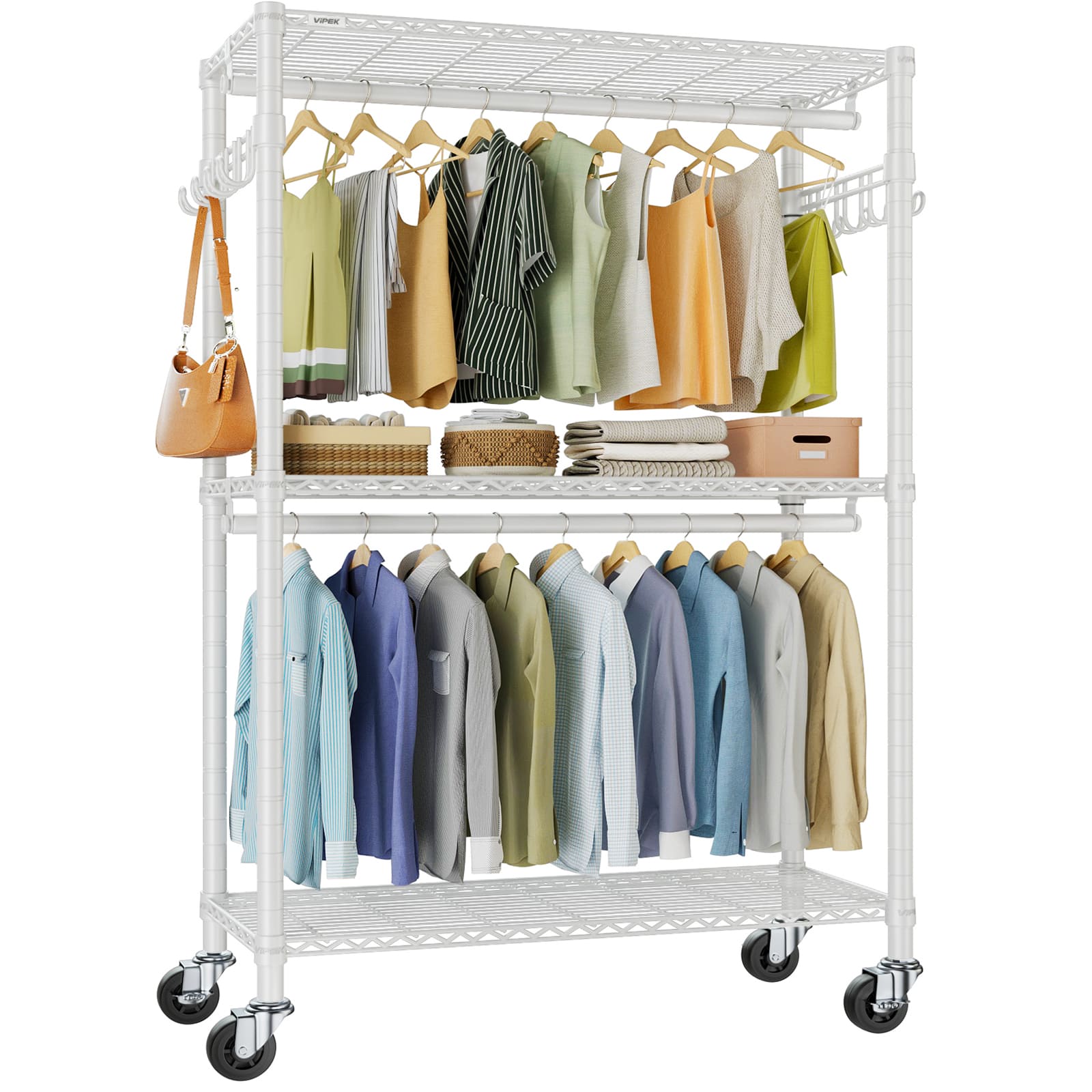 VIPEK R2 Rolling Clothes Rack