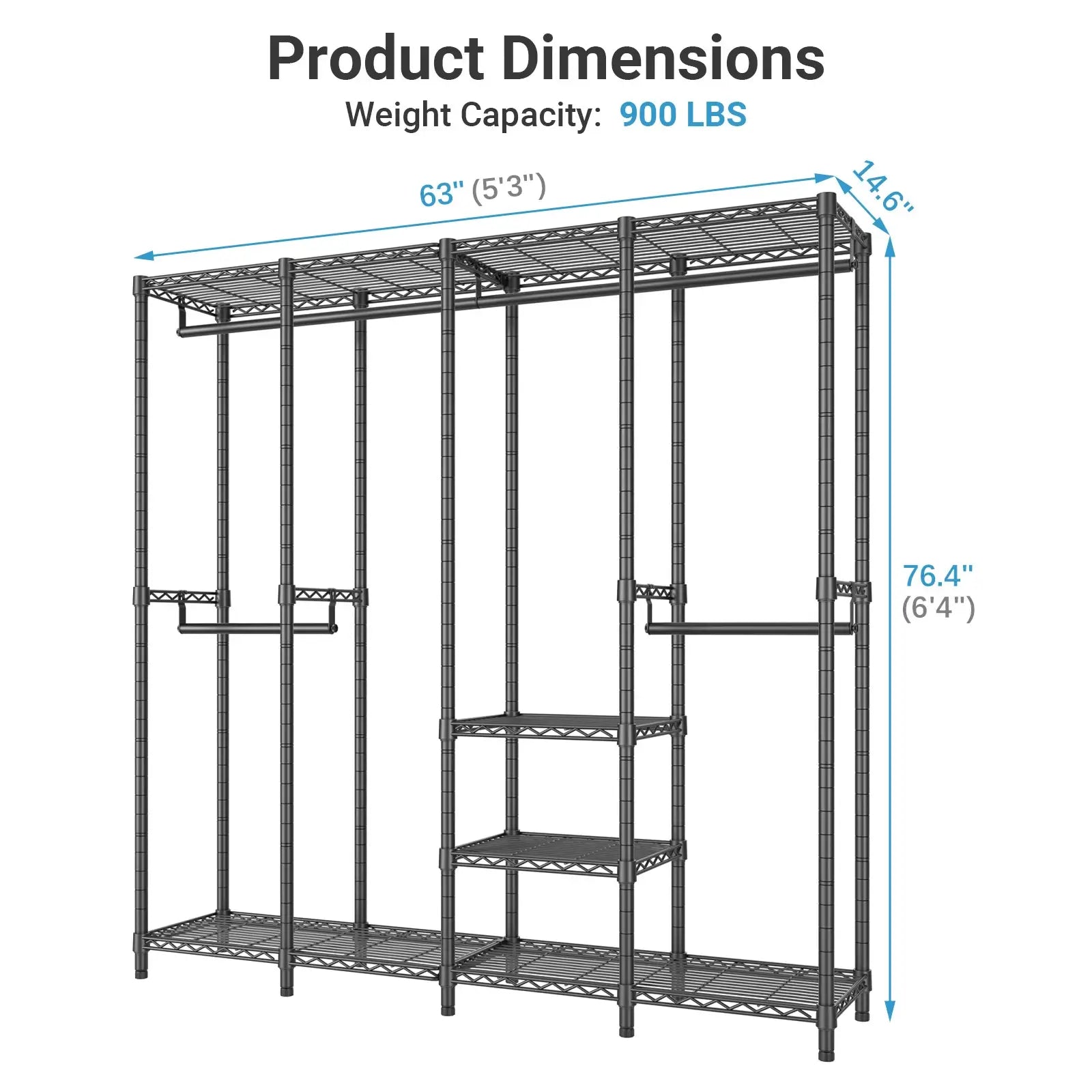 VIPEK V40 Garment Rack