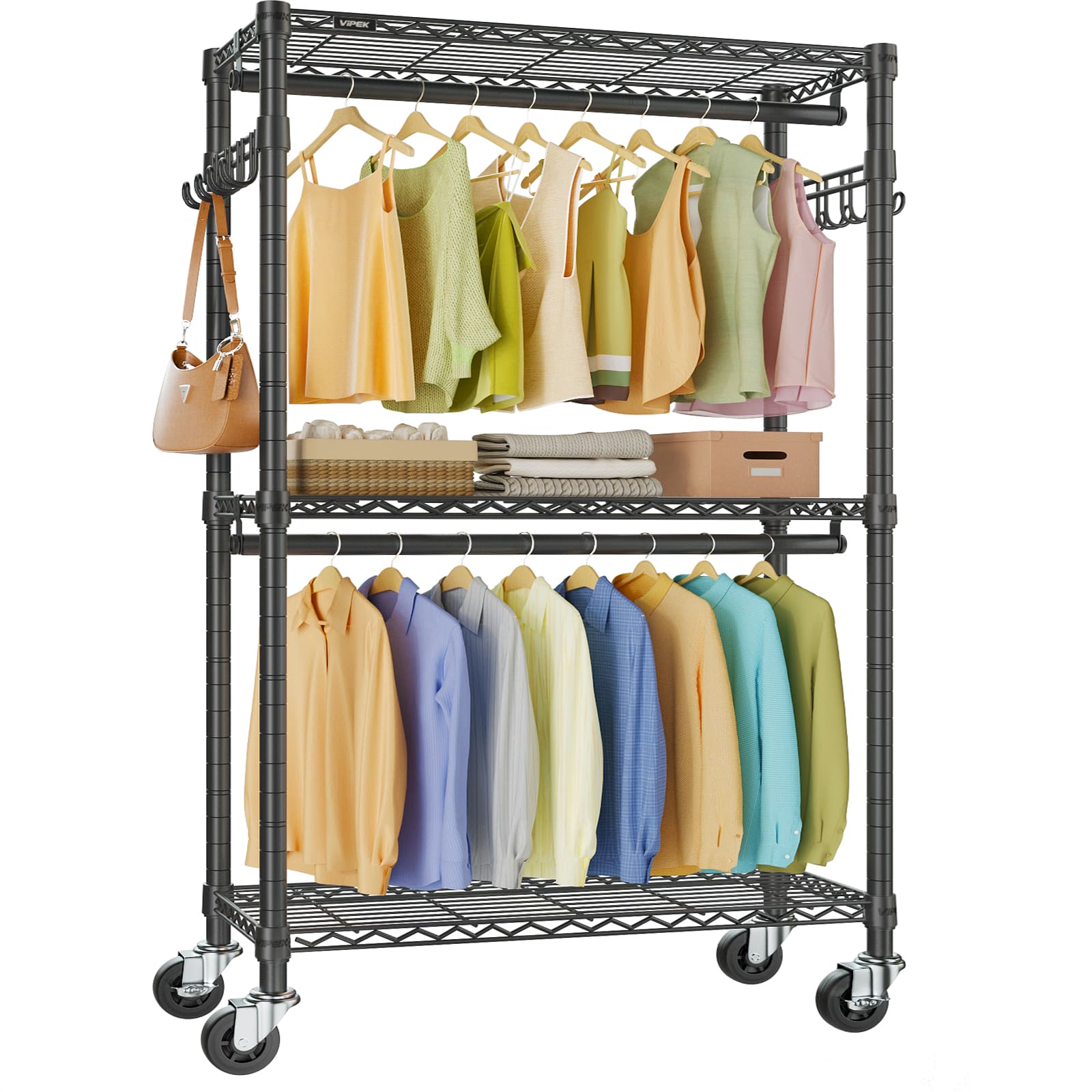 VIPEK R2 Rolling Clothes Rack
