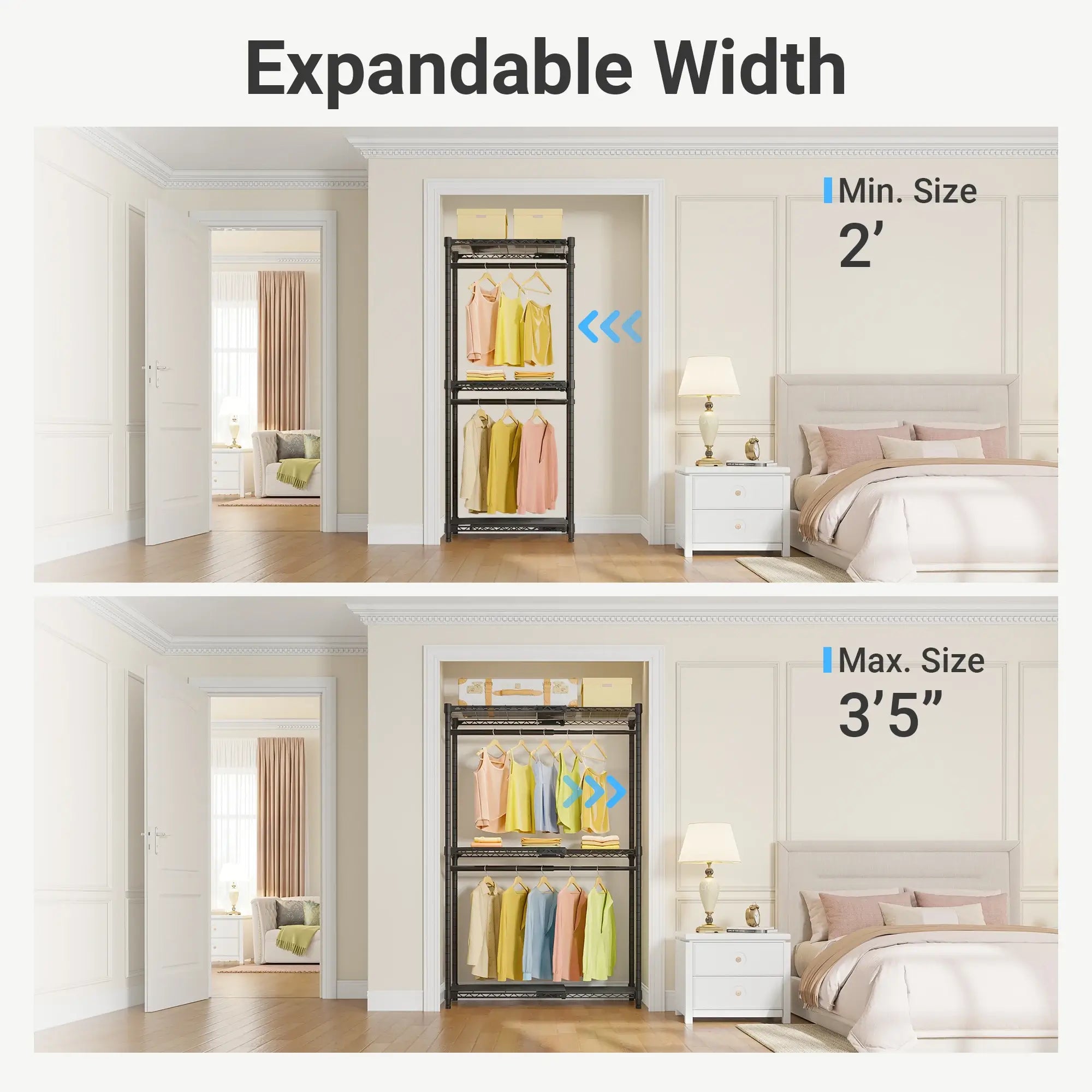 VIPEK X1 Expandable Garment Rack