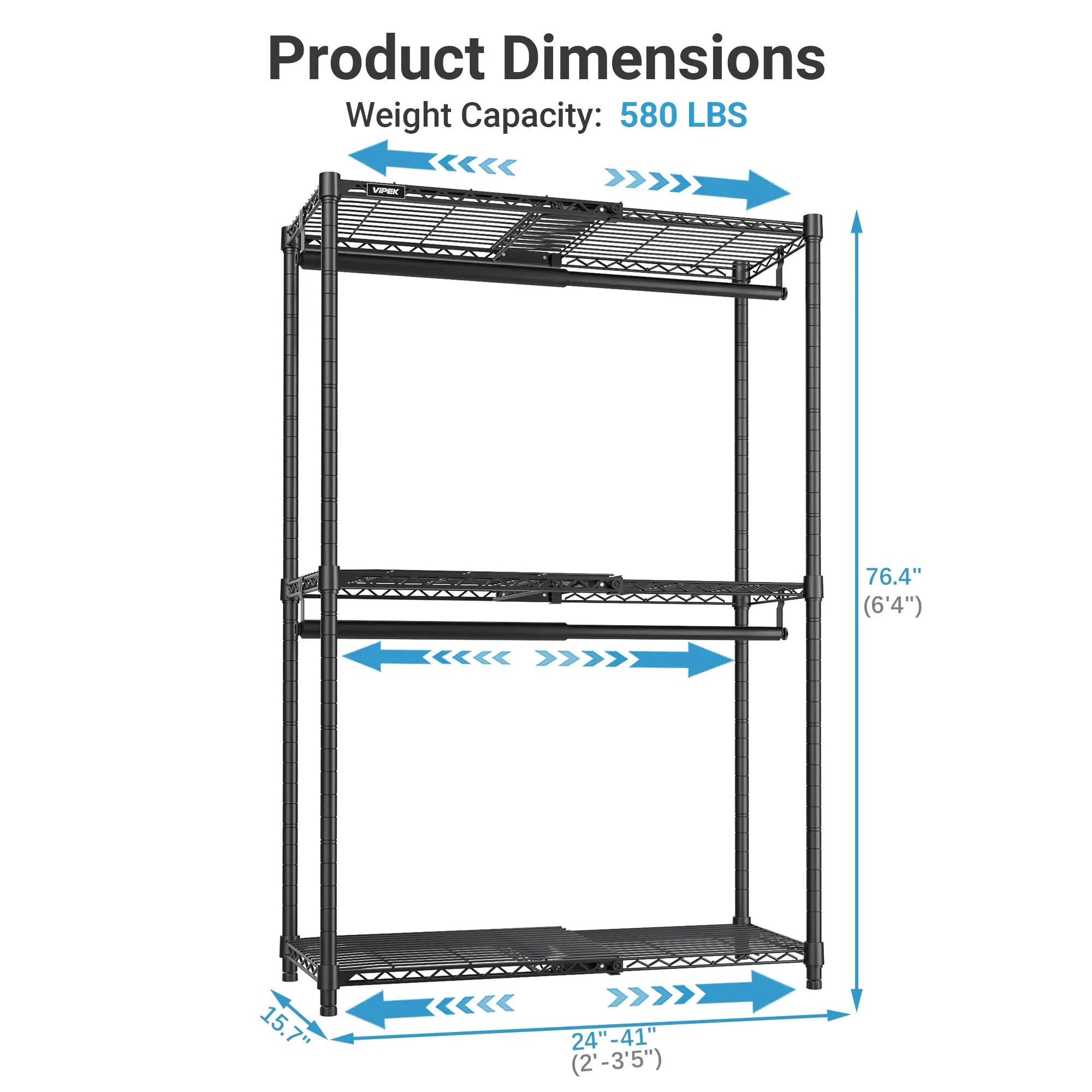 VIPEK X1 Expandable Garment Rack