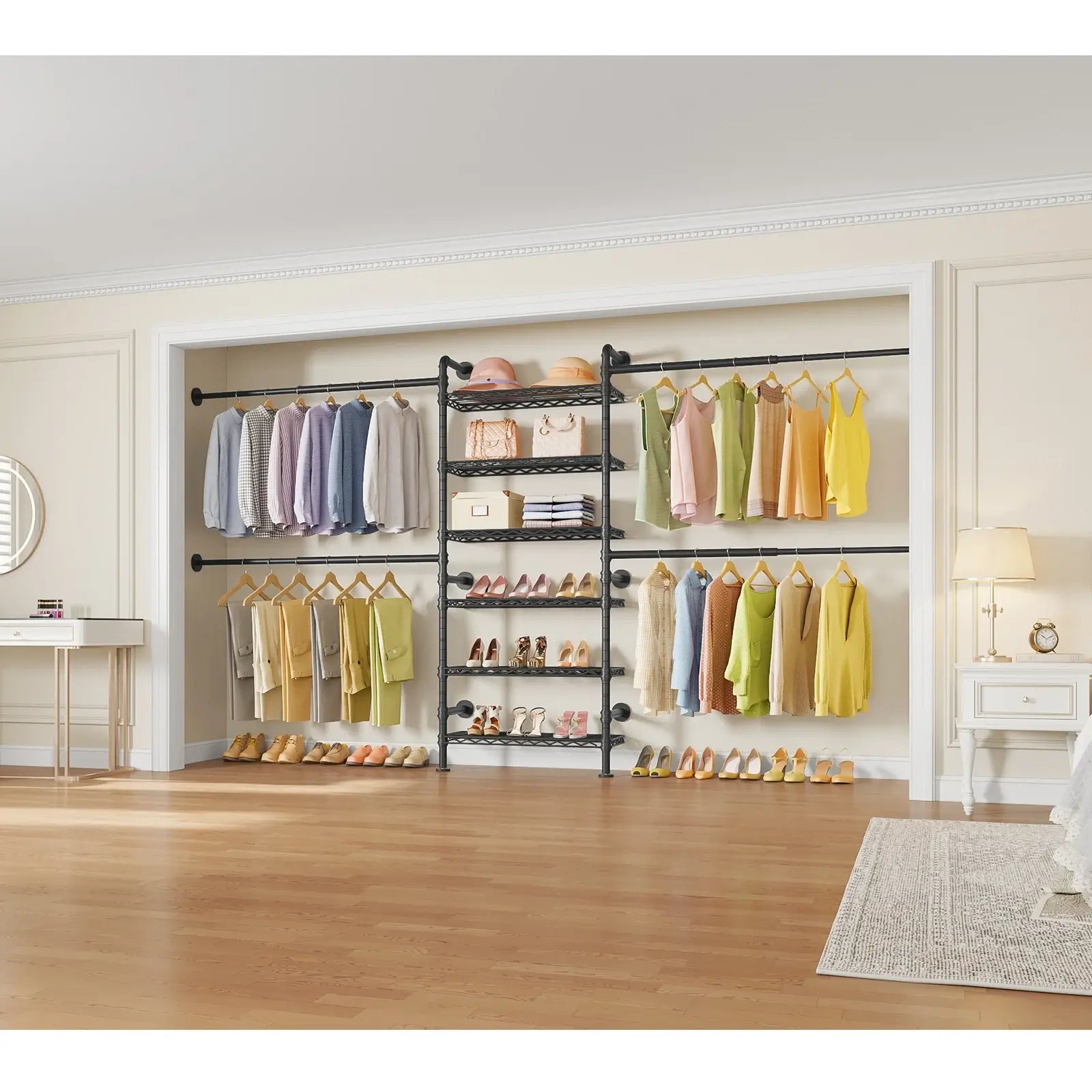 Timate S3X Wall Mounted Expandable Garment Rack