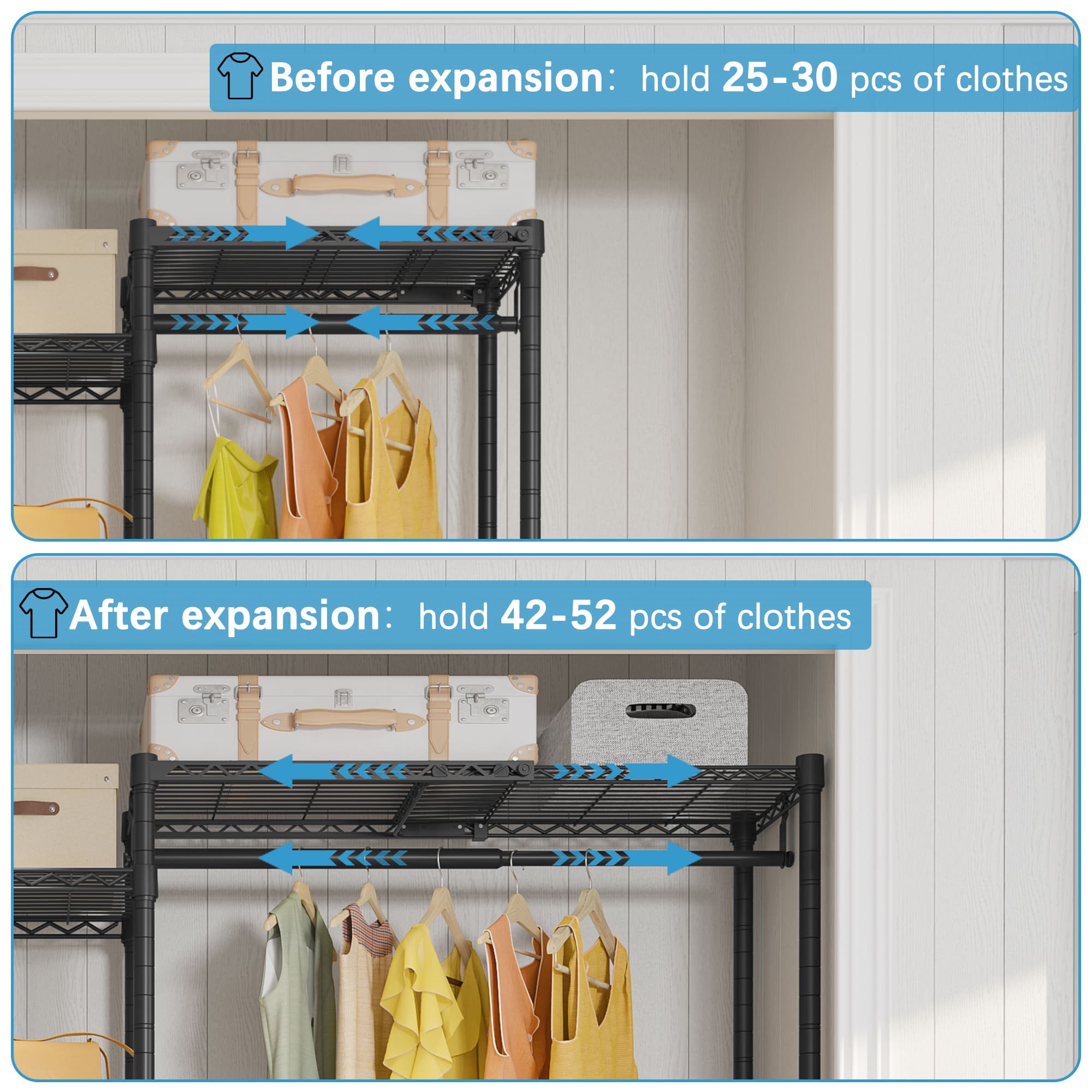 VIPEK X20 Expandable Clothes Rack