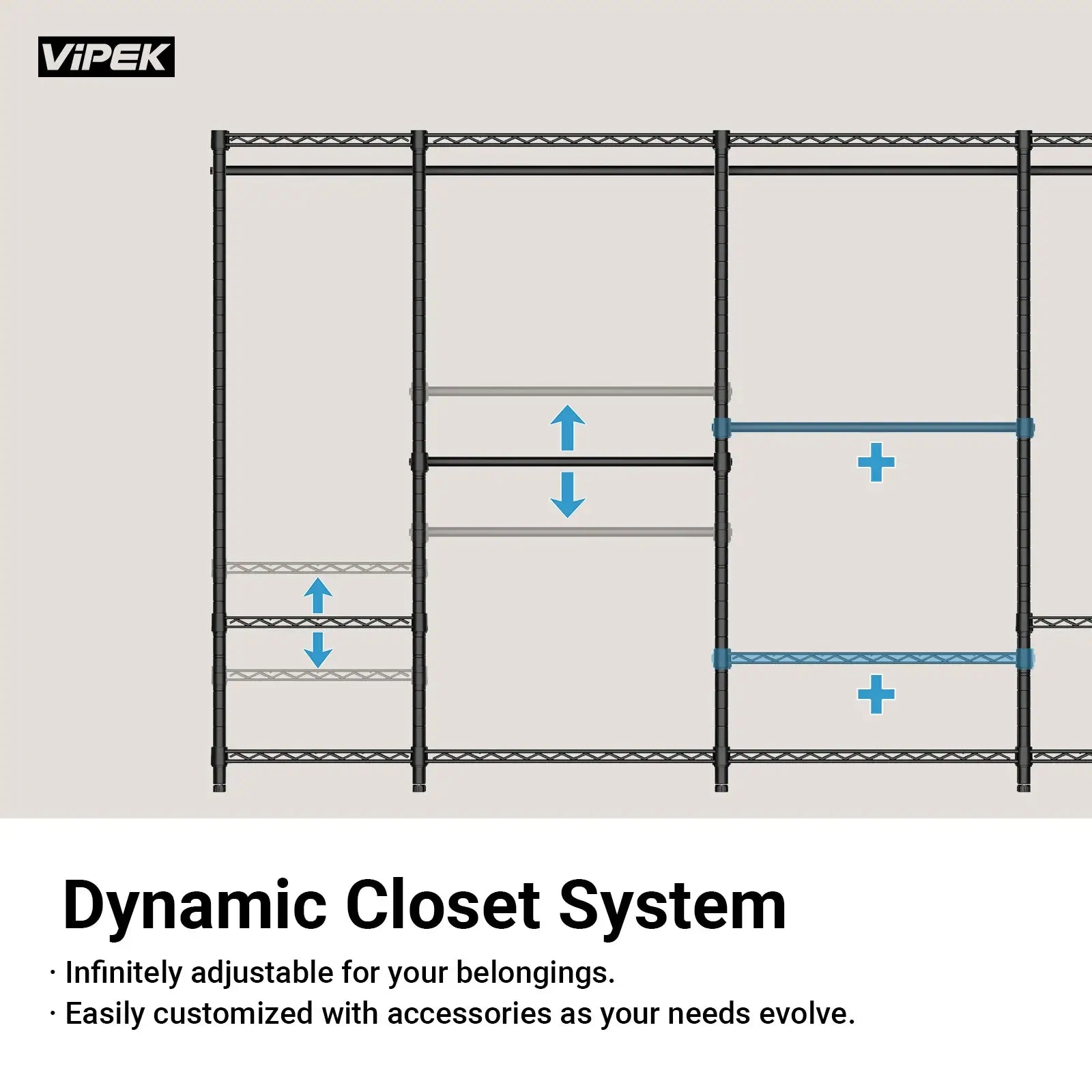 VIPEK R3 Rolling Garment Rack