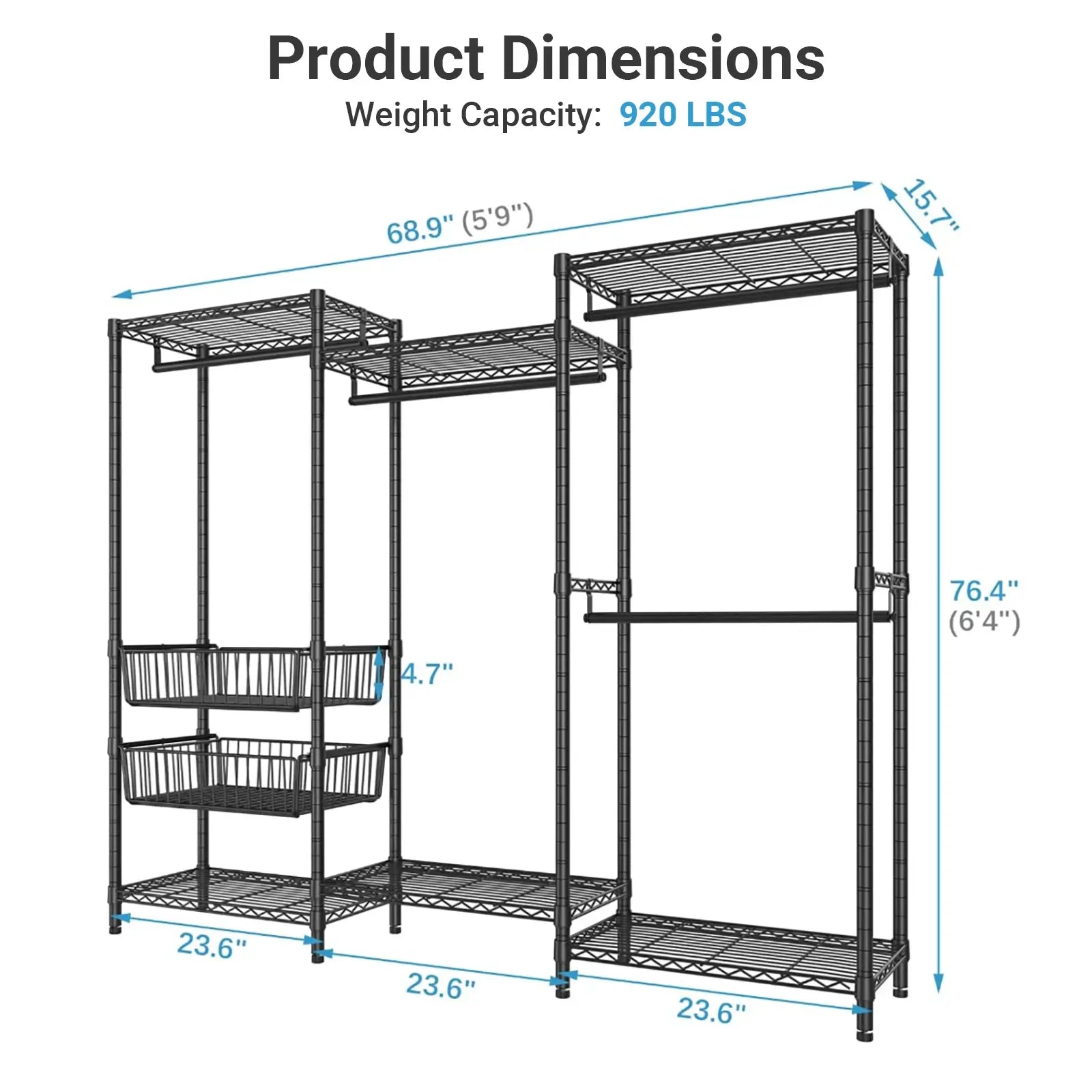 VIPEK V10 Garment Rack