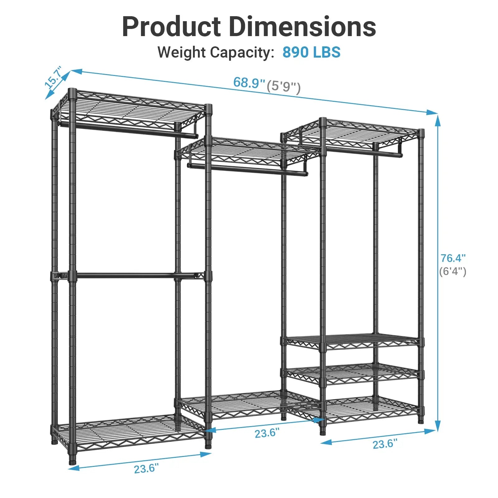 VIPEK V5C Garment Rack